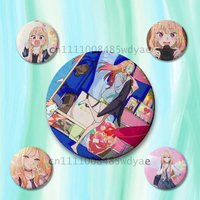 K-Kitagawa Marin Anime Badges Button Round Creative Pin Brooch Badge Bag Decor Accessories Fans Collect Friends Gifts