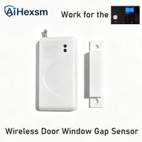 433mhz Wireless Long distance antenna Door Sensor Home Alarm Security Window/ Door Sensor Detector For WIFI GSM Alarm Systems