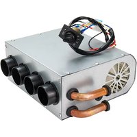 Universal Auto Car Heater Under Dashboard Coolant Heater 12V 24V with Switch Four Holes Automobile Car Van Excavator Auto Parts