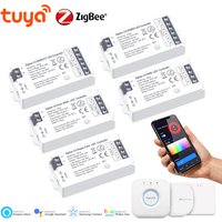 Zigbee Smart Home LED Strip Lights Switch CCT RGBW COB RGB Controller Wifi Dimmable LED Dimmer Smart Switch Work With Tuya Alexa