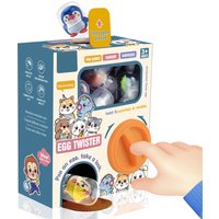 Beliebte Kinderspielzeug-Gachapon-Maschinen mit 6 Stück zufälligen Kapseln, Spielzeug, Ei-Drehmaschine, Karton, Überraschung, Blindbox