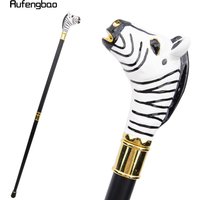 Ceramic Zebra Horse Animal Fashion Stick Decorative Cospaly Party Fashionable Walking Cane Crosier 93cm Performance Stage Cane