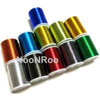 MetallicThread 230m/Spool 142YDS Fishing Rod Guide Wrapping Thread Repair Component DIY Rod Building NooNRoo 1PCS