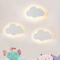 New Baby Room Cloud Wall Lamp Bedroom Bed Living Dining Room Attic Creative Warm Decoration Dimmable Wall Light