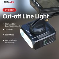 CYCLAMI CYC1100 Bike Light Cut-off Line Beam Bicycle Light For Road MTB Bicycle Nighttime Cycling 1100 Lumens 2000mAh
