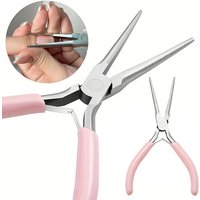 Nail tool pink handle long tip shaping pliers to construct extension Manicure special nail shaping clip