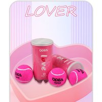 ODEA Training Tennis Ball 2 ball/barrel pink-limited love model tennisHigh Elasticity Resistant Durable Outdoor Trainiing balls
