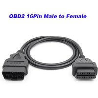 Car OBD Extension Cable OBD2 16Pin Male to Female Extension Cable For All OBDII Code Scanners ELM327 Diagnostic Tool Connector
