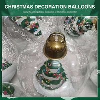 Christmas Luminous Inflatable Decorative Ball with LED Light Large PVC Decorated Ball Ornaments