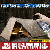 IFUBO Outdoor Waterproof Spray 55ml - Nano Coating for Tents, Jackets, Shoes, Helmets, Snow Boots, All-Weather Protection