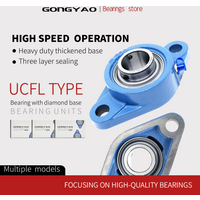 GONGYAO UCFL type of pillow block bearing,bearing with diamond base, high-speed operation, heavy-duty thickened base