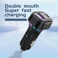 PD 30W Car Charging USB Type C Fast Charge Adapter Portable For Ipone Huawei Sangsung 12V 24V Car Charger 7 Color Adapter