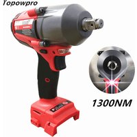 Fit Für Milwaukee 18V Batterie 1300NM Große Drehmoment Akku-schlüssel Bürstenlosen Elektrische Schlagschrauber Reparatur Power Werkzeuge Auto Lkw