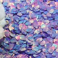 15g/Pack Iridescent Shining Shell Confetti Glitter DIY Supplies Baby Shower Girls Mermaid Birthday Party Decorations DIY Favors