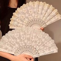 【Sakura Folding Fan】Sakura Folding Fan, Portable Summer Dance Fan, Internet Celebrity Folding Fan, Sakura Folding Fan - a Must-Have for Halloween, Christmas Performances, Hanfu Photography, and