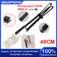 Baofeng CS DulAntenne Walperforated Talkie Pliable UV-S22 PRO/UV-68 PRO MAX/UV9R Plus SMA-femelle touristes Bande Ham Radio Accessoires