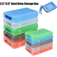 External Box Shockproof HDD Storage Box 2.5 Inch 3.5 Inch Hard Drive Storage Box Plastic External Hard Drive Storage Box