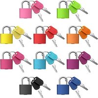 AliExpress Pack Suitcase Locks With Keys,Multicolor Luggage Padlocks Metal Padlocks For School Gym Classroom Matching Game