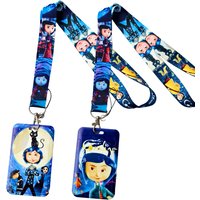 Coraline Girl's Lanyard ID Badge Holder Cartoon Credit Card Case Neck Strap Card Holders Girl Credentials Accessories