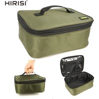 Hirisi Mehrzweck-Karpfen-Angeltasche – PVC-Oxford-Material, Aufbewahrung von Angelrollen und Köder, Organizer für Tackle-Zubehör