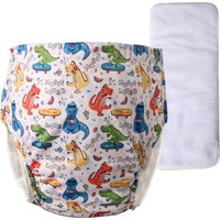 Breathable Adult Cloth Diaper TPU Waterproof Old Man's Diaper Pants Reusable Diapers Trouser Anti-leak Breathable Nappy Pads
