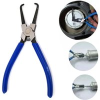 Blue Joint Clamping Pliers Fuel Filters Hose Pipe Buckle Removal Caliper Carbon Steel Fits for Car Auto Vehicle Tools