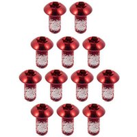 AliExpress 12PC BicycleSDisc Brake Rotor Bolts M5x9mm Stainless Steel Highway Mountain Bike Disc Brake Rotor Fixing Screws Accessory Black