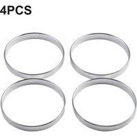 4pcs Aluminum Hub Centric Ring 72.6mm Car Hubs To 74.1mm Wheel Bore Fit For BMW Automobiles Parts Accessories