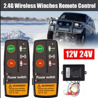 Universal Electric Winch Switch Controller Durable Wireless Remote Control For Off-Road ATV Trailer Boat 12V 24VWinch Remote