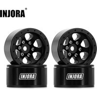 INJORA 1.0" Aluminum Beadlock Wheels Negative Offset for 1/24 1/18 RC Crawler (W1012 W1013)