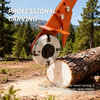 Heavy-duty Chainsaw Woodworking Grooving Machine Easy Use Wood Peeling and Carving Tool for Carving Wood Wood Peeling Equipment