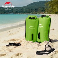 Naturehike Aufblasbare Offene Schwimmboje Schleppschwimmer Trockentasche Doppelter Airbag Schwimmtasche Strand Wassersport Aufbewahrung Trockentasche