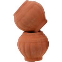 2Pcs Mini Terracotta Pots Clay Basins For Succulent Planter Flowerpot Nursery Garden Supplies Small Desktop Cactus Pot Planters