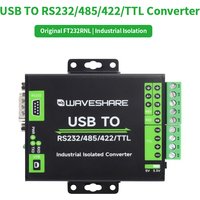 FT232RNL USB TO RS232/485/422/TTL Interface Converter Industrial Isolation Aluminium Case Support Mac Linux Android Windows