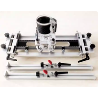 Invisible 3D Hinge Slotting Die Cross Hinge Aluminum Alloy Door and Window Lock Hole Opener