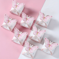 12/24pcs Bow Gift Boxes Elegant Wedding Party Gift Sets Wedding Gift Boxes Romantic Gift Packaging Gold-Plated Decorative Design