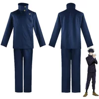 Kaisen Cosplay Costume Blue Black Maki Zenin Top Skirt Set Ryomen Sukuna Satoru Goj Comic Exhibition