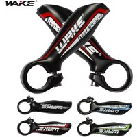 WAKE 1 Pair Bicycle Handlebar Vice Handle Rest Cow Horn Adjustable Small Auxiliary Mountain Bike Horn Handle Bar Cycling Parts