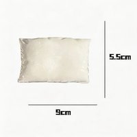 Soft square white milk pillow, creative toys for relieving stress in the office, and interesting sense of pressure resistance.