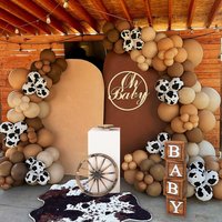 Cow Balloon Arch Garland Kit Cow Party Decorations for Birthday Farm Western Theme Party Supplies Decoration