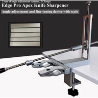 S09 New Design Professional Fixed Angle Apex Knife Sharpener Kitchen Knife tools Knife Sharpening System with diamond stones Set image 4