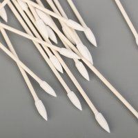 25pcs/bag Disposable Cotton Swab Cosmetics Permanent Makeup Health Ear Jewelry Clean Sticks Buds Tip Cotton Head Swab