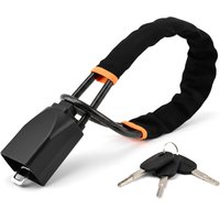 Car Steering Wheel Lock Seat Belt Lock with 3 Keys, 17" Universal Anti-Theft Car Device for Vehicles Fit Most Vehicle, SUV, Golf