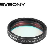 Svbony SV231 1.25"/2"Telescope Filter Color Correction Filter,Double thread OD>4 Reduce Harmful Blue Wavelengths for Planetary