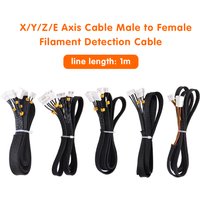 3D Printer X/Y/Z/E Axis Stepper Motor Limit Switch Extension Cable Filament Detection Cable For Ender 3/ Ender 3 V2/CR10 S/S4/S5