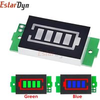 Estardyn 1-8S Lithium Battery Capacity Indicator Module, 3.7V-33.6V Power Level Display for Electric Vehicle Li-ion