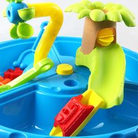 Beach Play Activity Table Kids Durable Innovative Sand and Water Table Educational Games Toy for Outdoor Indoor