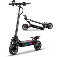 BOYUEDA Q7Pro Elektroroller mit 3200 W Doppelmotor, 70 km/h Höchstgeschwindigkeit, 52 V 19 Ah Akku, 10 Zoll All-Terrain-Reifen, faltbarer E-Scooter für Erwachsene