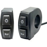 AliExpress MEROCA 3pin waterproof dual function switch button for electric vehicle to control headlights and speaker on electric bike and scooter