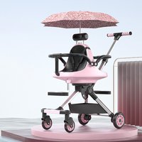 Customizable Foldable Double Baby Stroller Lightweight Twin Pram Metal Frame Aluminum Alloy Construction for Infants Toddlers